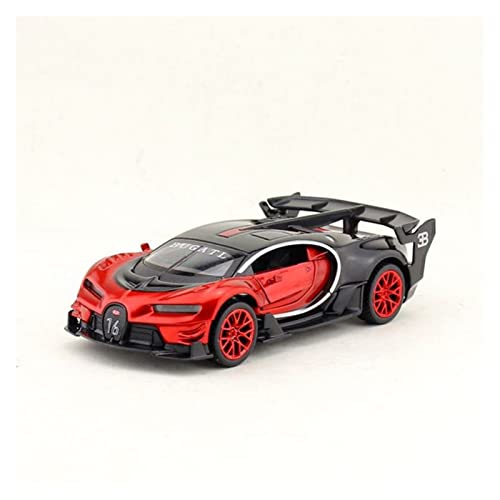 Juguetes Modelos Coches Coleccionables 1:32 para Bugatti GT Sports Car Metal Alloy Car Diecasts Colecciones De Juguetes Adornos Decorativos Festival (Color : Rojo)