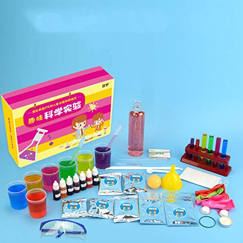 juler Stem Toys Little Newton Conjunto de experimentos científicos Conjunto de experimentos Química Conjunto de experimentos de iluminación Área de jardín de Infantes,Azul,Un tamaño