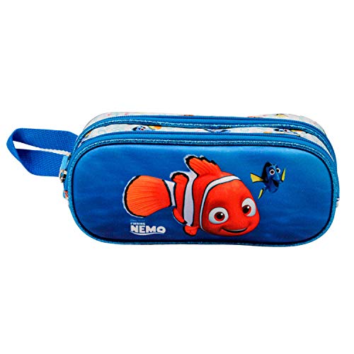 KARACTERMANIA Buscando a Nemo-Estuche Portatodo 3D Doble, Multicolor