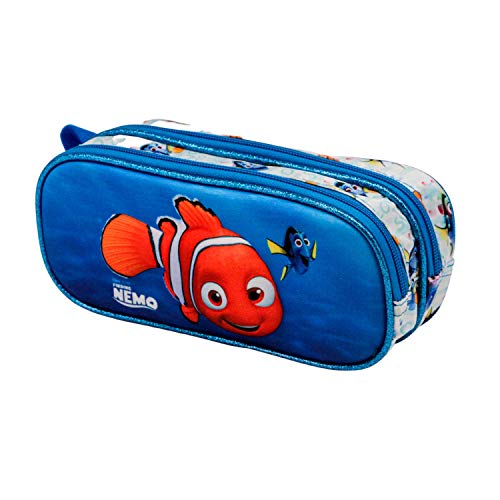 KARACTERMANIA Buscando a Nemo-Estuche Portatodo 3D Doble, Multicolor