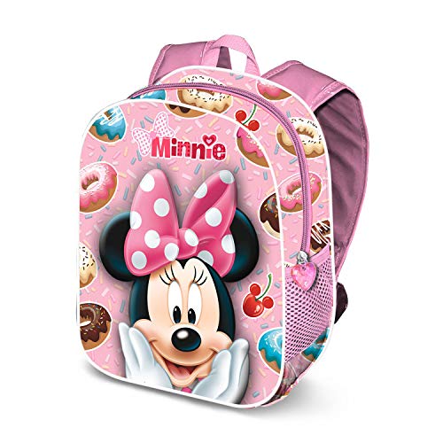 KARACTERMANIA Minnie Mouse Yummy-Mochila 3D (Pequeña), Rosa