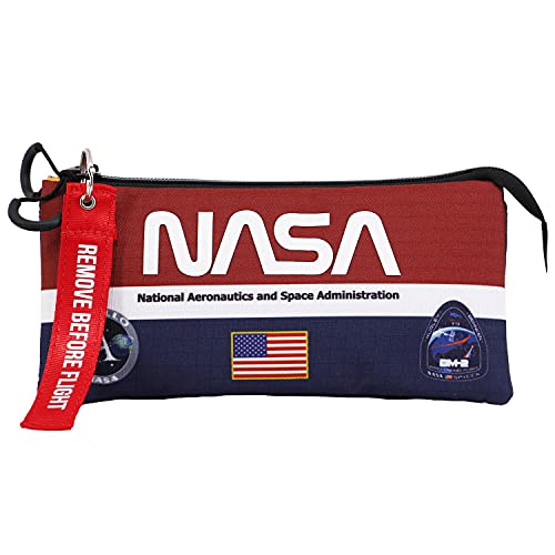 KARACTERMANIA NASA Mission-Estuche Portatodo Triple HS, Multicolor