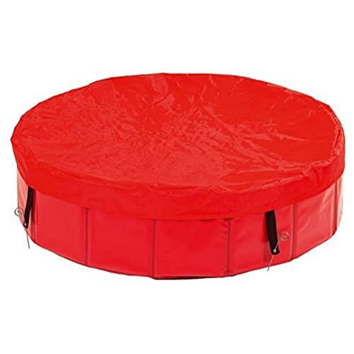 Karlie Doggy Doogy Pool Cubierta Piscina, Rojo, Ø 120 cm, M