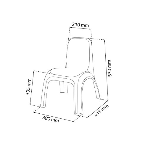 Keter kids Silla Plástico Azul