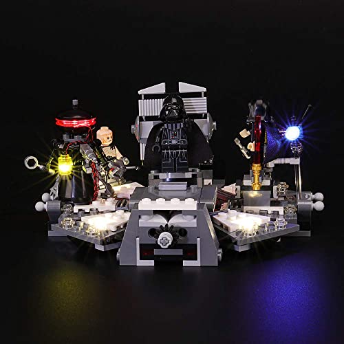 Kit de iluminación LED para la transformación de Darth Vader de Star Wars - Compatible con el modelo de bloques de construcción Lego 75183 - No incluye el juego Lego