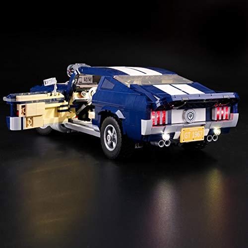 Kit de iluminación LED para Lego 10265 Creator Expert Ford Mustang modelo de bloque de construcción (no incluye modelo Lego)