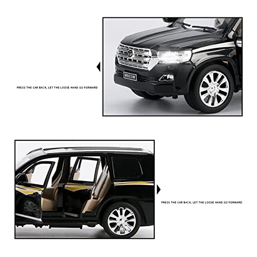 Kits Juguete Modelo Coche Clásico 1:24 For Toyota Cruiser Modelo Coche De Aleación Cruiser (M923W-6) 6 Puertas Que Se Pueden Abrir Coleccionables Manualidades Juguete Regalo Expresión De Amor