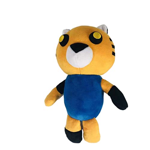 KJHD 4 Piezas 25 Cm Juego Roblox Piggy Muñecos De Peluche, Suave Animal De Peluche Piggy Payaso Tigre Juguetes De Peluche, Muñecos De Animales Payaso Regalos para Niños