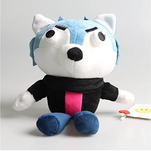 KJHT Anime Plush Piggy Roblox Memory Willow Plush Dolls 25cm Cartoon Anime Plush Toys Cute Wolf Pillow Room Decor Dolls niños