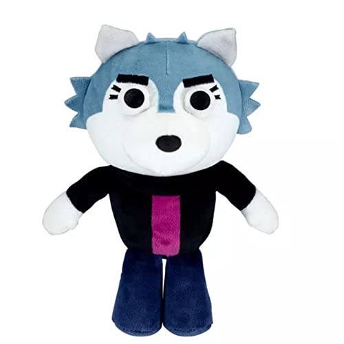 KJHT Anime Plush Piggy Roblox Memory Willow Plush Dolls 25cm Cartoon Anime Plush Toys Cute Wolf Pillow Room Decor Dolls niños