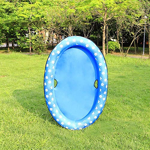 KKAAMYND 140 x 90 cm Flotador Grande Azul Piscina Inflable de la Piscina de flotación del Perrito Flotante balsa de Verano Perro Piscina Juguete Raft (Color : XL)