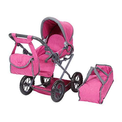 Knorrtoys 63131 Ruby - Cochecito para muñecas, Color Rosa