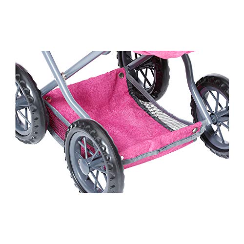 Knorrtoys 63131 Ruby - Cochecito para muñecas, Color Rosa