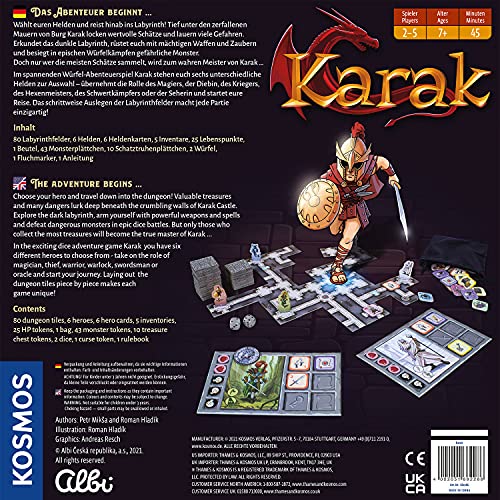 KOSMOS- Karak Juego Familiar, Color Gris (682286)