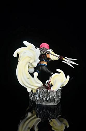 Kurrma One Piece Charlotte Katakuri (5.5in / 14cm) Charlotte Pudding Battle Scene Demon Fruit Power PVC en Caja Modelo de Personaje de Dibujos Animados/Estatua Figura de acción Coleccionables/Deco