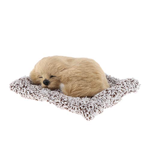 lahomia Animado Dormir Peluche Perro Cachorro Juguete Suave Decoración del Salpicadero del Coche en Casa - #5