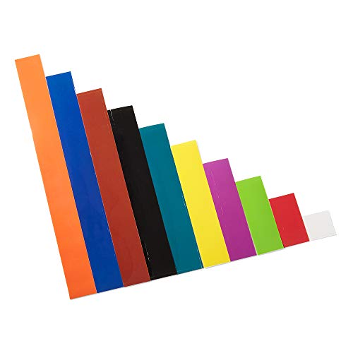 Learning Resources- Regletas de Cuisenaire adherentes para explicaciones, adhieren a Cualquier Superficie Plana, no más imanes, niños de 5+ años de Edad (92859)