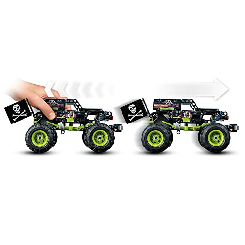 Lego  42118 Technic Monster Jam Grave Digger, Modelo 2 En 1 +  76896 Speed Champions Nissan GT-R Nismo Juguete De Construcción De Icónico Coche De Carreras con Mini Figura