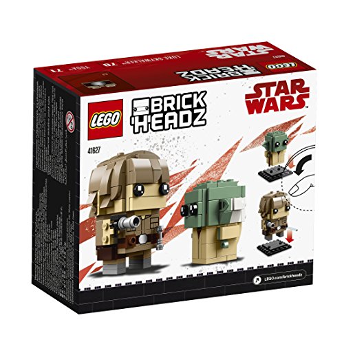 Lego Brickheadz - Set de Construcción Luke Skywalker y Yoda, (41627)