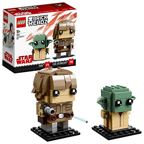 Lego Brickheadz - Set de Construcción Luke Skywalker y Yoda, (41627)