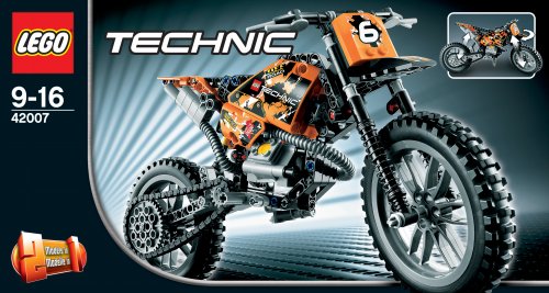 LEGO Technic - Moto de Motocross, Juegos de construcción 42007