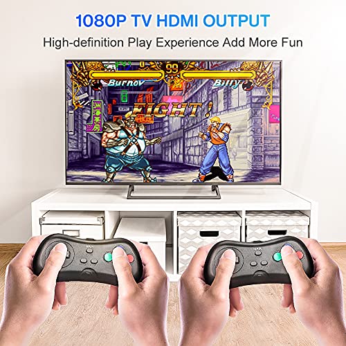 LINGSFIRE Mini Consola de Juegos Retro con 2 Controladores inalámbricos, Salida de TV HDMI 1080P Videoconsola clásica de Juegos incorporada 638 Juegos para Jugadores duales, niños, niñas