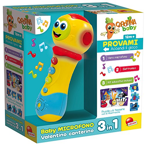 Lisciani Giochi – Carotina Baby Travieso Micrófono 3-en-1