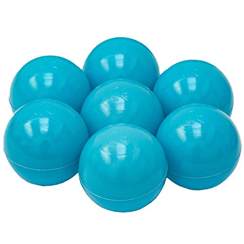 LittleTom 50 Bolas de PE 5,5cm de diámetro para llenar Piscinas para niños Azul