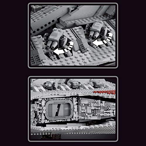 Loads Star Imperial Wars Destroyer - Juego de construcción Super UCS Republic Attack Cruiser, modelo compatible con Lego Star Wars, 6685 piezas