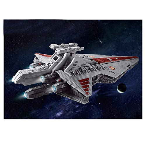 Loads Star Imperial Wars Destroyer - Juego de construcción Super UCS Republic Attack Cruiser, modelo compatible con Lego Star Wars, 6685 piezas