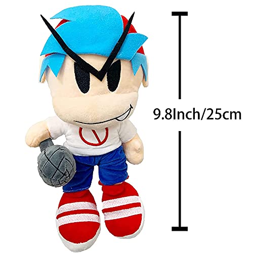 Loaii Friday-Night-Funkin Plush Toy, Boyfriend Girlfriend Roar Whitty Plushies Muñeco de Peluche de Dibujos Animados Lindo Accesorios de Cosplay Halloween para niños FNF Game Fans