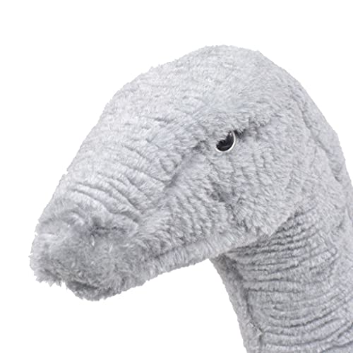 LONGMHKO Dinosaurio Brachiosaurus de Peluche de pie Gris XXL Dimensiones: 138 x 58 cm (Longitud x Altura)