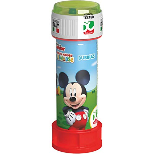 Lote de 20 Divertidos Pomperos de Jabón Infantiles"Mickey Mouse Disney". Regalos y Recuerdos Originales. Juegos y Juguetes. Detalles de Bodas, Comuniones, Bautizos y Eventos.