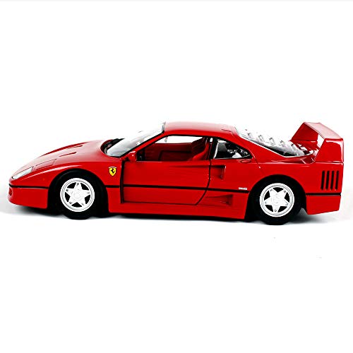 LUCKYCAR 1:24 Ferrari F40 Modelo Deportivo de aleación de simulación de Coche，Se Pueden Abrir Puertas Dobles，Modelo de Producto Terminado，Modelo estático, fundición de Metales