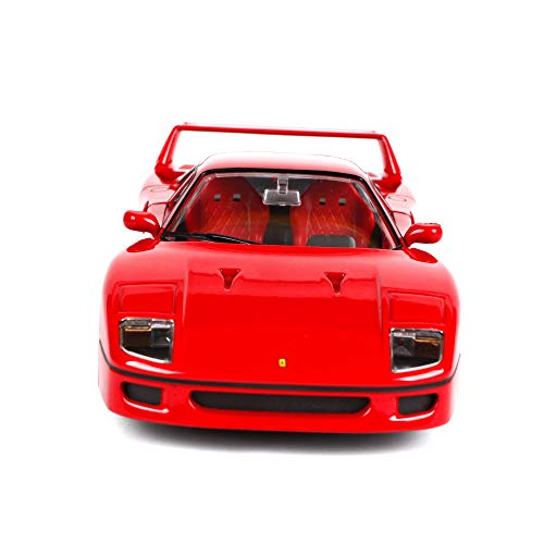 LUCKYCAR 1:24 Ferrari F40 Modelo Deportivo de aleación de simulación de Coche，Se Pueden Abrir Puertas Dobles，Modelo de Producto Terminado，Modelo estático, fundición de Metales