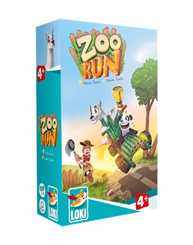 Lúdilo-Zoo Run Loki, Mesa para niños, cooperativo, Juegos educativos Infantiles, Color carbón 51600