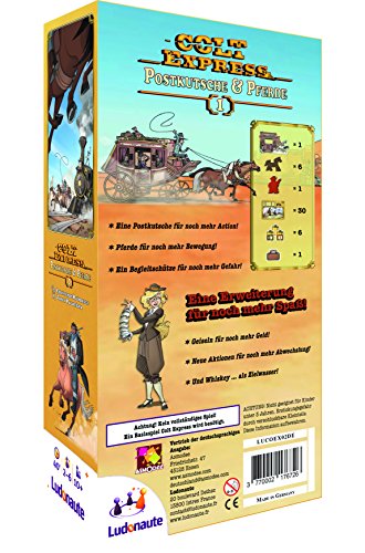 Ludonaute 217672 Colt Express - Juego de Mesa