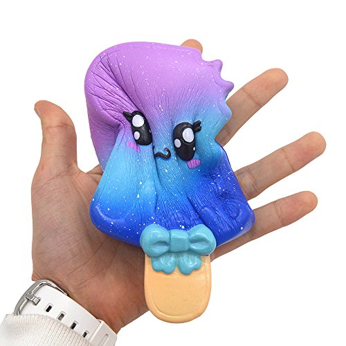 Lurcardo Squishy Kawaii, Galaxy Ice Cream Squishy Juguete Squishy Squeeze Squishies Slow Rising Squishes Juguete Estrés Alivio Suave Juguete Lento Aumento Juguetes Toys