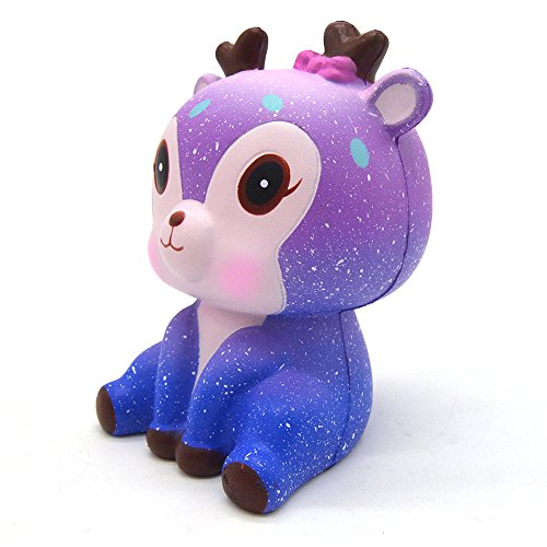 Lurcardo Squishy Kawaii, Squishy Juguete Squishy Cut Galaxy Lindo Deerr Squishies Slow Rising Squishes Juguete Estrés Alivio Suave Juguete Lento Aumento Juguetes Toys