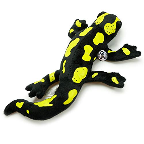 Lurch - Salamandra de peluche, color negro y amarillo