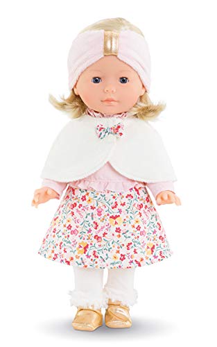 Ma Corolle Priscille - Muñeca de Cuerpo Blando con Pelo Medio Largo y Ojos para Dormir, Aroma de Vainilla, 36 cm, para niños a Partir de 4 años