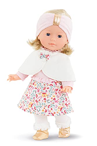 Ma Corolle Priscille - Muñeca de Cuerpo Blando con Pelo Medio Largo y Ojos para Dormir, Aroma de Vainilla, 36 cm, para niños a Partir de 4 años