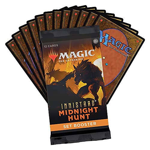 Magic The Gathering Innistrad: Midnight Hunt Set Booster Box, 30 Paquetes (Wizards of The Coast C89630001)