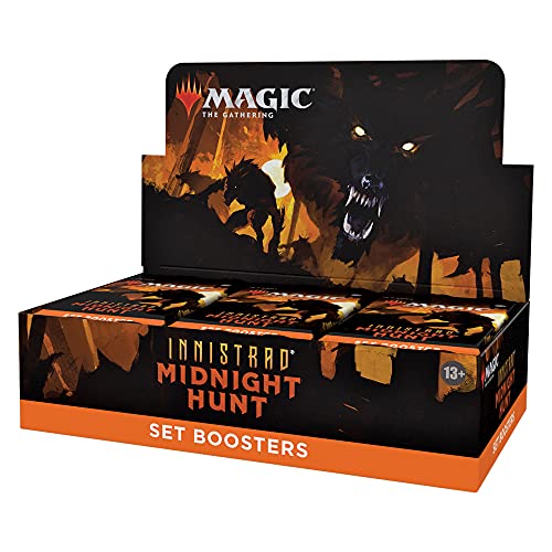 Magic The Gathering Innistrad: Midnight Hunt Set Booster Box, 30 Paquetes (Wizards of The Coast C89630001)