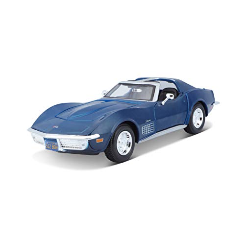 Maisto-Chevrolet Corvette '70 azul 1/24 31202B (31202) , color/modelo surtido