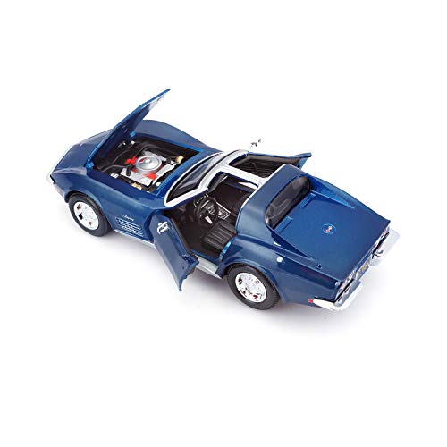 Maisto-Chevrolet Corvette '70 azul 1/24 31202B (31202) , color/modelo surtido