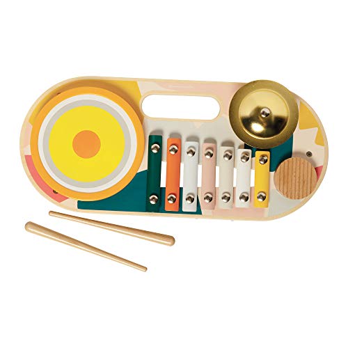 Manhattan Toy 159120 Beats to Go - Juguete para Instrumentos de Madera, Multicolor