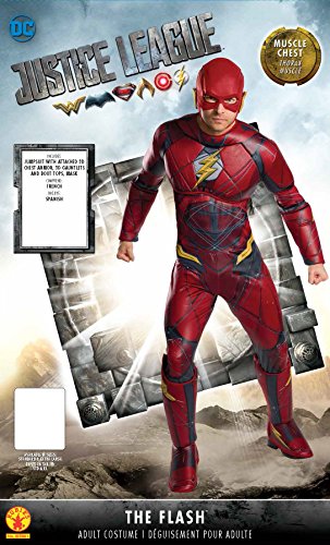 Marvel - Disfraz de Flash Deluxe para adultos, Talla única (Rubie's 820661)