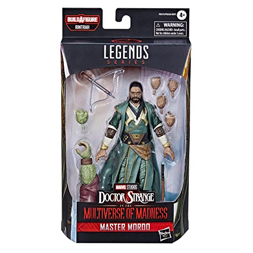 Marvel Legends Series Doctor Strange in The Multiverse of Madness - Figura Coleccionable de Master Mordo de 15 cm - con 6 Accesorios y 1 Pieza de Figura para armar