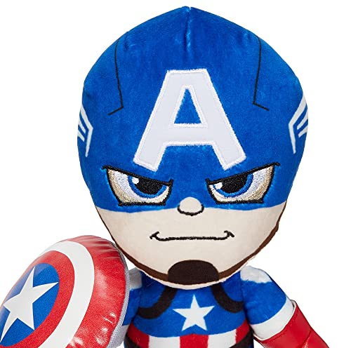 Marvel Peluche Capitán América 20 cm, juguete para niños +3 años (Mattel GYT42)